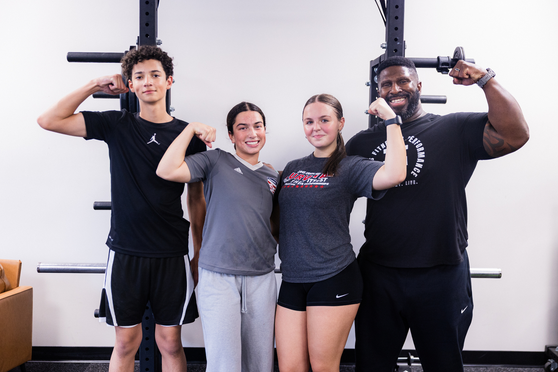 Young athletes training at Thomas Fitness and Performance
